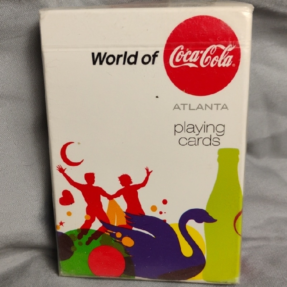 Coca Cola Playing Cards - Red and Multicolor Design